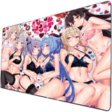 Mouse Pad Largo Genshin Impact Waifus Sexy Anime 30x70cm