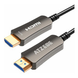 Cable Hdmi De Fibra Óptica Atzebe De 6 Pies, Cable Hdmi Óptico De 4k Compatible Con 4k @ 60hz, 4: 4: 4/4: 2: 2/4: 2: 0, 