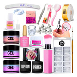 Kit Unha Gel Completo Fibra Manicure Envio Imediato