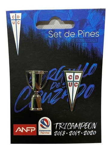 Set 2 Pines Universidad Católica Producto Oficial Milled