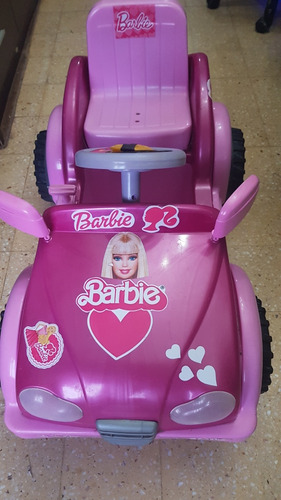 Auto A Batería Barbie De Niña. Usado.