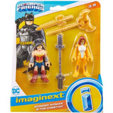 Dc Super Friends Imaginext Mulher Maravilha & Cheetah Mattel