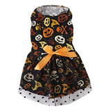 Vestido De Gato De Halloween, Color Naranja Y Negro, Disfraz