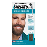 Grecin 5 Color Gel Barba E Bigode Castanho  M-90 28g C/ Nota Tom Catanho