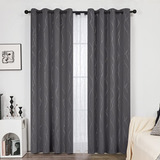 2piezas Cortinas Blackout  132x214cm