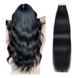 Megahair Cabelo Natural Fita Adesiva Invisivel 40cm - 40pças