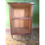 Mueble De Madera Tipo Mesita Alta De Dos Estantes