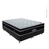 Cama Box King Preto Ortobom Elegant Mola Ensacada Europillow