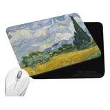 Pad Mouse Rectangular Pintura Arte Campo De Trigo Van Gogh