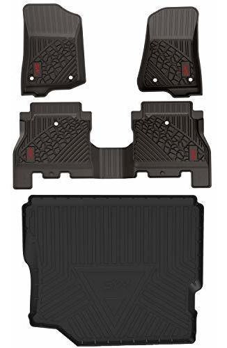 3w Floor Mats And Cargo Liner Compatible Con Jeep Bhkdx Jeep Wrangler