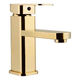 Grifo Monomando Mezclador Baño Lavabo Dourado