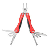 Pinzas Multiuso Waterdog Multi Tool W 14 Funciones Red