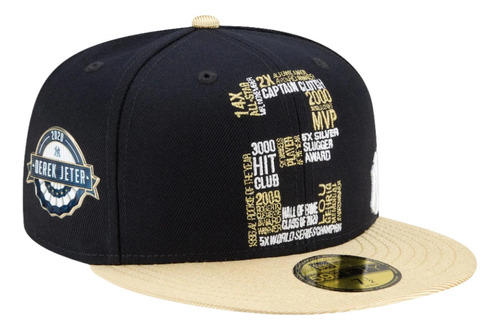 Gorra New Era New York Yankees Derek Jeter Hall Of Fame Gold