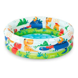 Piscina Inflable Para Bebés Circular Dinosaurios 61x22 Cm