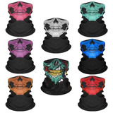 Mascara Calavera Antipolución Bicicleta Moto Bandana