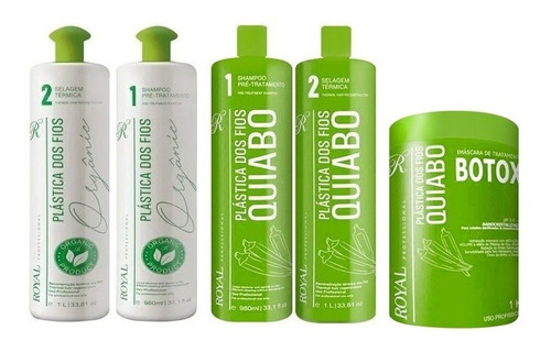 Kit Royal Progressiva Quiabo + Btxx + Plastica Organica