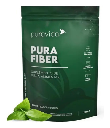 Pura Fiber Puravida Sabor Neutro 250g