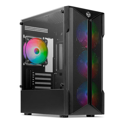 Gabinete Gamer Tgt Skylancer V2 Rgb Mid-t Lat De Vidro C/4 F
