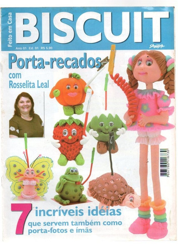 Revista Feito Em Casa Biscuit 7 Ideias Porta-recados Nº1