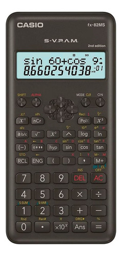 Calculadora Casio Fx-82ms 2nd Edition Svpam 240 Funções Nfe