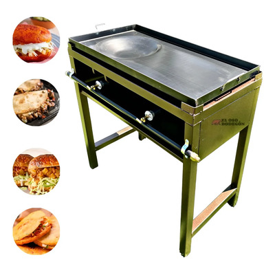 Parrilla 2 Quemadores Comal Memelero P Quesadilla Antojitos Chocolate OSO FOOD | Meses sin interés