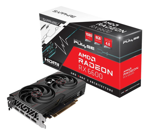 Tarjeta Gráfica Sapphire Pulse Amd Radeon Rx 6600 8gb Gddr6 