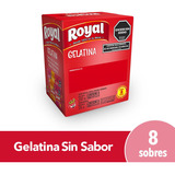 Gelatina Sin Sabor Royal X 8 Unidades