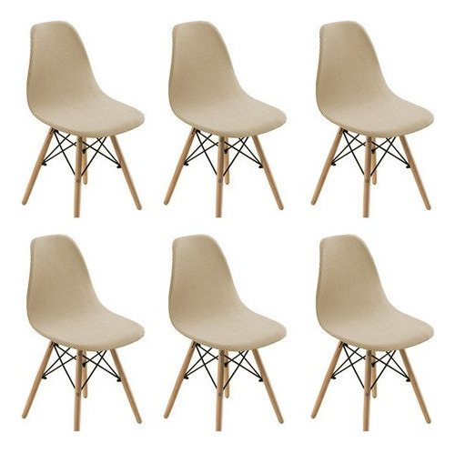 6x Impermeables Gruesas Fundas Para Sillas Eames