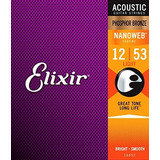 Elixir Cuerdas  Para Guitarra Acustica 8020  010047 Bronce