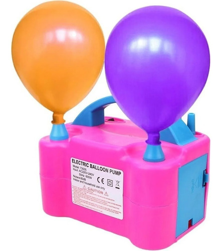 Inflador Electrico Bomba Globos Fiesta Decoracion Portatil