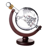 Decantador Globe Glass Crystal Para Whisky, Licores, Licores