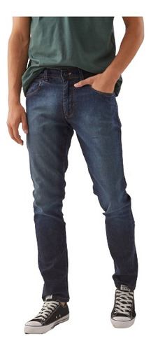 Pantalón Jeans Taverniti Zanyel Hombre Azul Casual Moda 