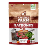 Snack Natural Farm Natbones Pet Sabor Carne Para Cães 340gr