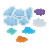 Molde Silicona Diferentes Tamaños De Nubes 