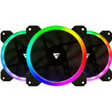 Game Factor Fkg400 Kit De 3 Ventiladores Rgb 120 Mm, 1500