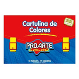 Block Cartulina De Colores Proarte