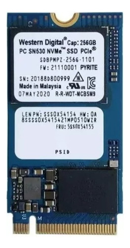 Disco Sólido Ssd Wd Sn530 256gb M.2 2242 Pcie Nvme Oem