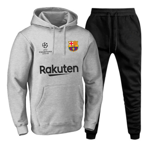 Conjunto Barcelona Moletom Time Personalizada Qualidade Top