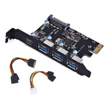 Tarjeta De Expansión Pci Express A Usb 3.0 Tipo C