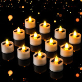 12 Velas Solares De Halloween Para Exteriores, Impermeables,