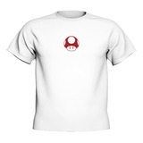 Remera Hongo Mario Bros 2 100% Algodon Premium 24/1