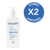 Dermaglos Pack X 2 Crema Hidratante Acido Hialuronico X 300g