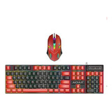 Pack Teclado Y Mouse Rgb Con Cable Usb Modelo M450 De Aoas