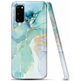 Funda Para Galaxy S20 Marmol Abstract Mint 