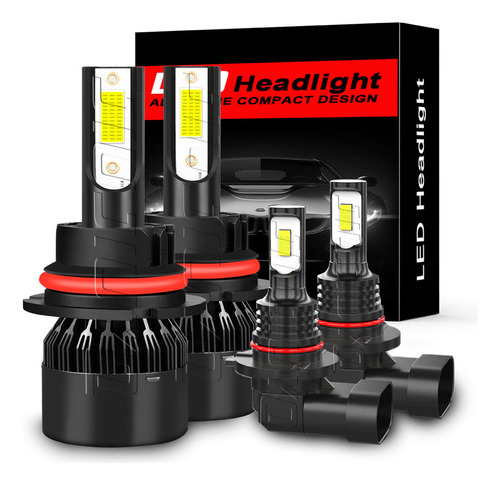 H Kit Faros Luz Led 9006 9007 14000lm Para Dodge Haz