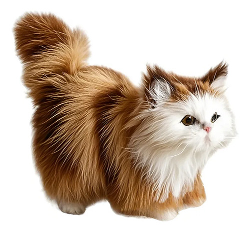 Simulación Gato Casa Animal Decoraciones Modelo Gato