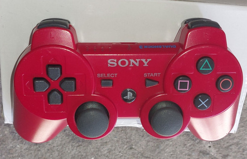 Controle Vermelho Dualshock 3 Playstation 3 Edição Especial.