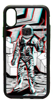 Funda Protector Para iPhone Astronauta Pshyco