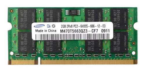 Memoria Ram Ddr2 2gb Pc2-6400 800 Mhz Laptop Varias Marcas