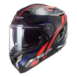 Casco Ls2 Challenger Ff327 Propeller Rojo/azul Rider One